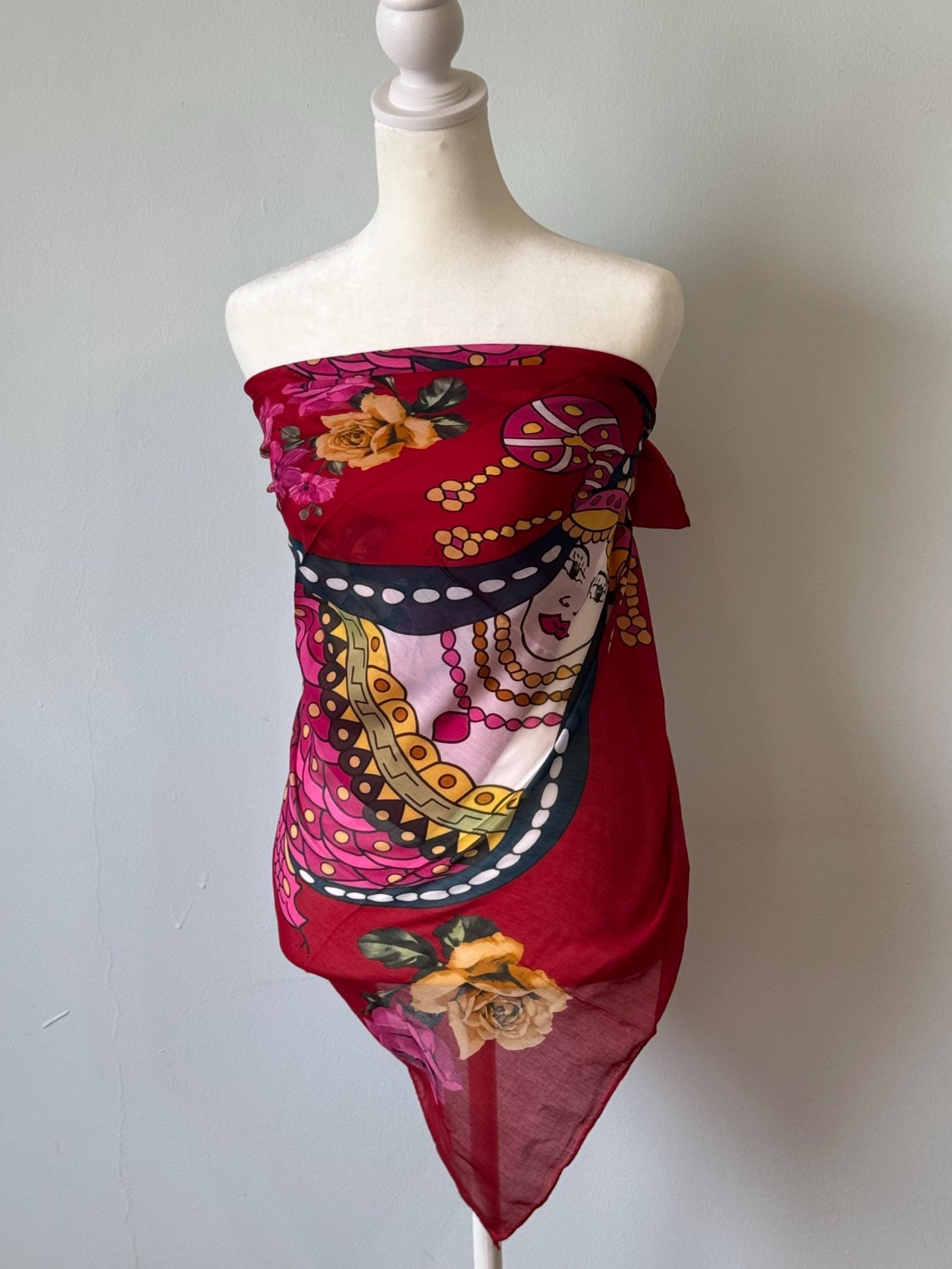 Shamaran Scarf, The Queen of the Snakes, Kurdish Scarf, Square and oblong scarf, Great Gift,