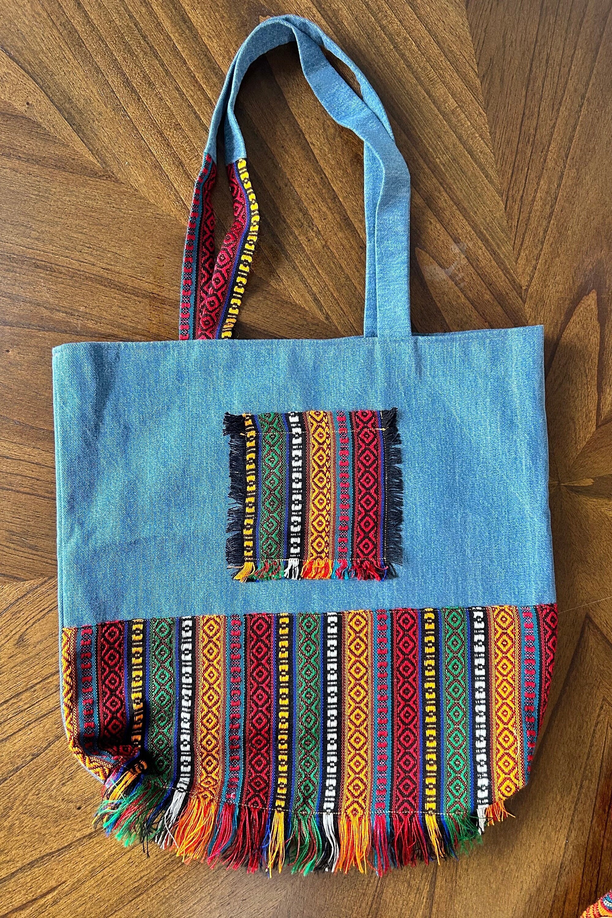 DHgate.com:Vintage Denim Shoulder Bag | Y2K Streetwear