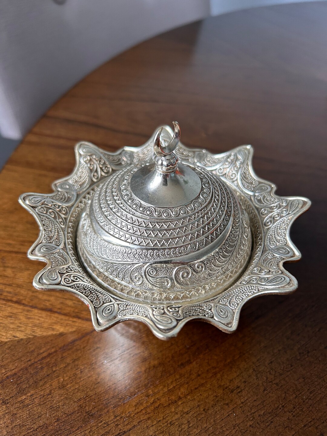 Copper Bowl With Lid, Sugar Bowl, Candy Bowl. Home Decoration Handmade