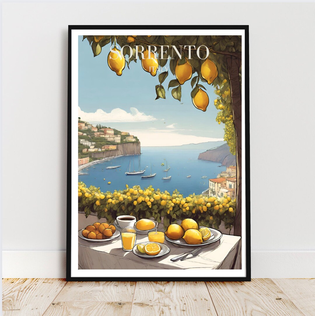 Sorrento Wall Art, Italy Art Print, Sorrento Art Print,home Decorating