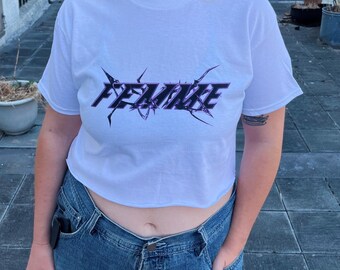 Femme Lesbian Sapphic Top (Pink Venom)