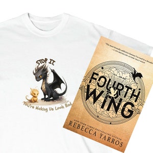 Fourth Wing Tairn and Andarna Cotton Tee