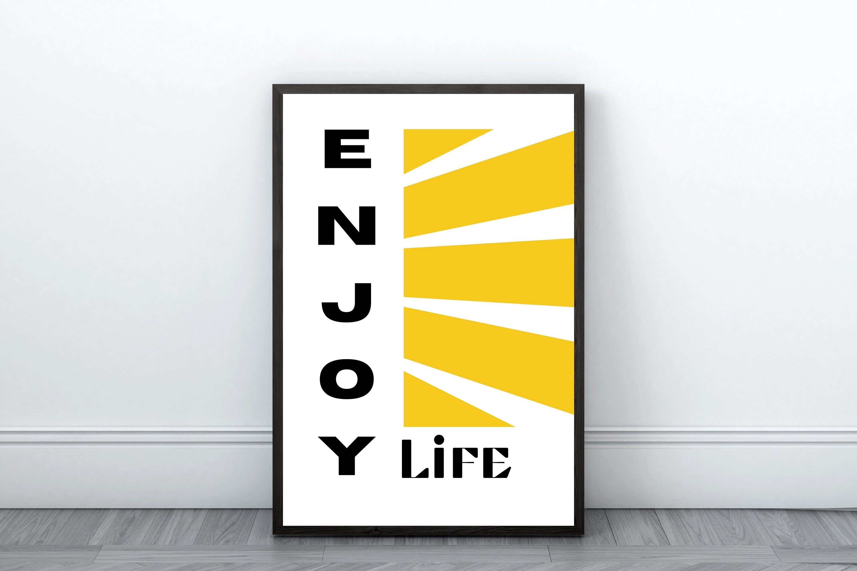 Enjoying my life Poster by EnlightParis