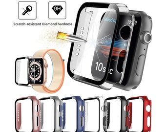 Bumper Case for Apple Watch Series 8 7 6 5 4 SE/ Transparent Case Protector/ Protective Case Soft Thin Cover iWatch
