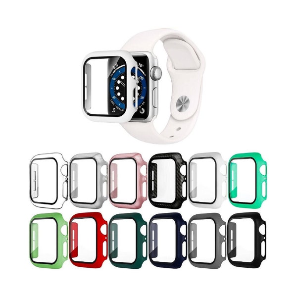 Bumper Case for Apple Watch Series 8 7 6 5 4 SE/ Transparent Case Protector/ Protective Case Soft Thin Cover iWatch