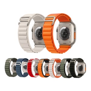 Apple Watch Alpine Loop Band - Nylon iWatch Band - Band for 49mm, 45mm, 44mm, 42mm, 41mm, 40mm, 38mm - Series 8 7 6 5 - Ultra - SE