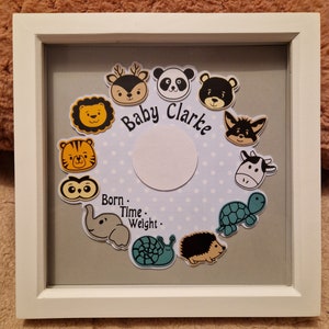 Baby arrival shadowbox