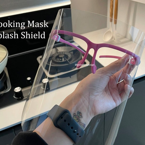 Face Shield | Cooking Mask | Splash Proof | Splash Shield Protects Eyes & Face From Cooking Oil | Freeshipping