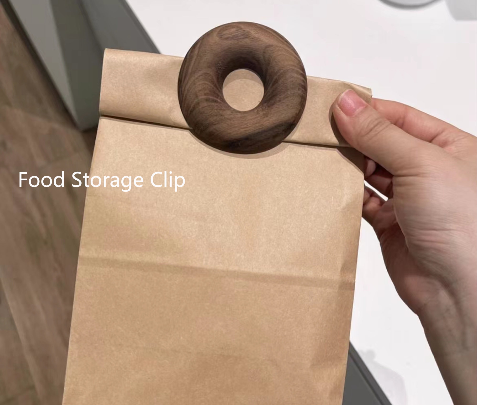 Wood Donuts  Food-Bag Sealing Clips – Wondrwood