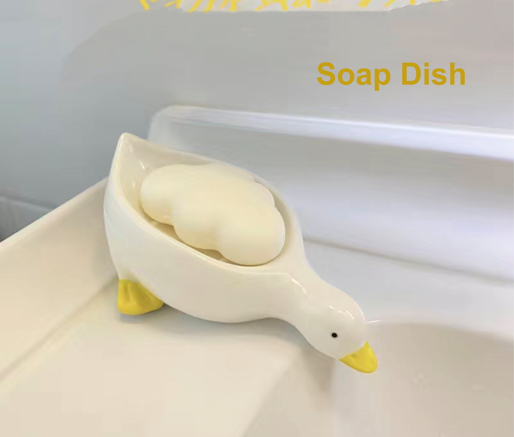 Handcrafted Soap Dish Cute Duck Soap Dish Mothers Day Gift Jewelry