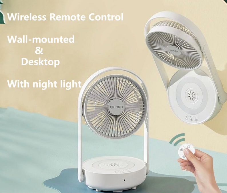 Wallmounted Electric Fan Desktop Portable Fan Mute Small Etsy