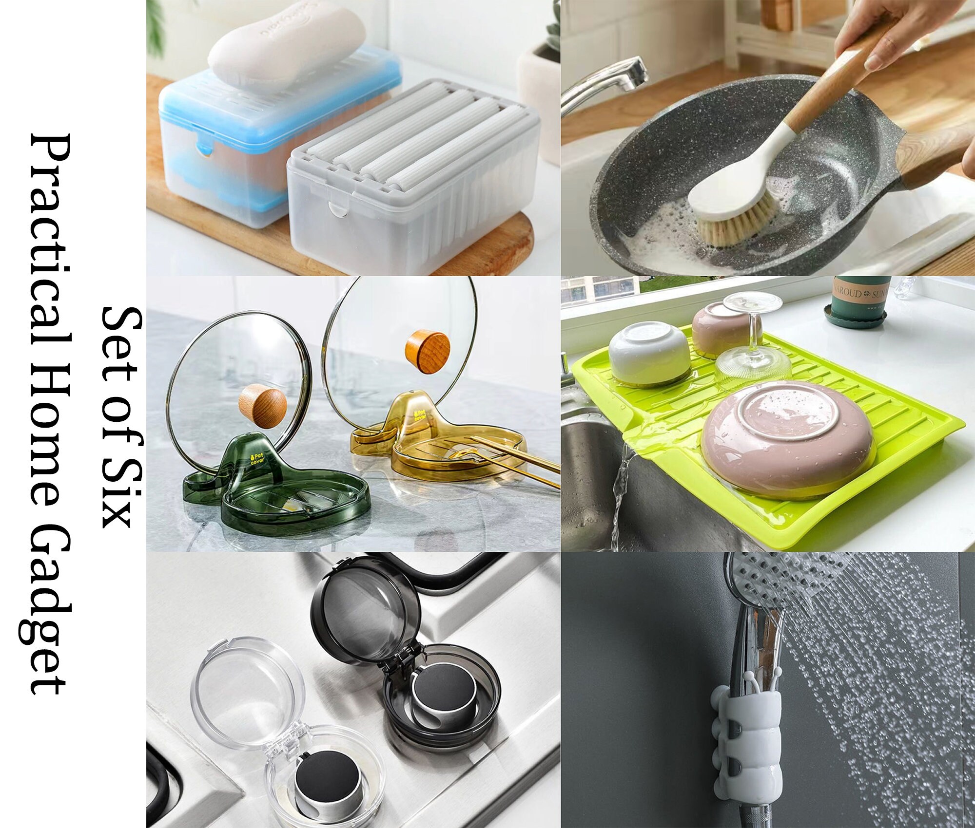 Kitchen Sponge Holder, Dish Brush Holder, Slim Sink Organization/Draining  Basket/Liquid Drainer/Water Trough Rack, Kitchen Essential Tools