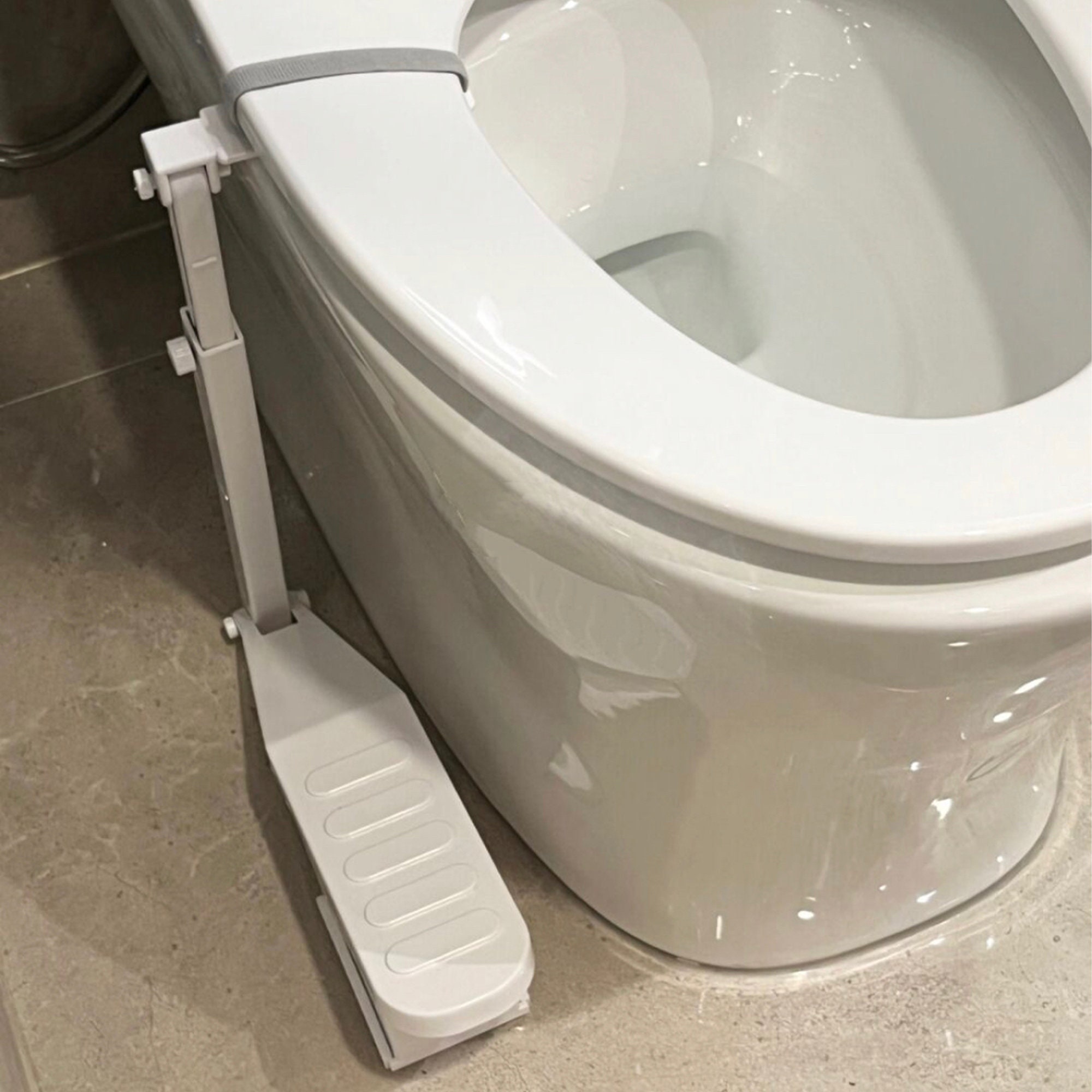 Footoperated Toilet Seat Lid Lift Hands Free Toilet Lid Etsy