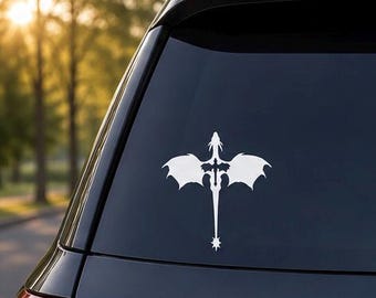 Fourth Wing Decal Sticker: Dragon decal, Tairn and Andarna