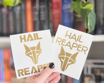 Red Rising Decal | Hail Reaper Sticker| Howlers | Sci-Fi Book Series Gift | Bookish Reader Sticker