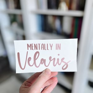Velaris Sticker Decal | ACOTAR Series Sticker Decal | The Night Court Sticker| | A Court Of Thorn and Roses Series | Sarah J Mass Merch