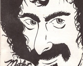 Zappa ... Mother People... #8 ... Rare Fanzine. 1982