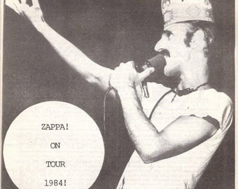 Zappa ... Mother People... #24 ... Rare Fanzine. 1984