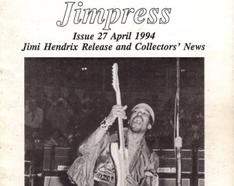 Jimpress, Issue 27, April 1994 - Jimi Hendrix Release & Collector News.