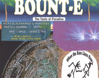 Bounty Rave ... Original rave poster collage artwork, paper reprint ...