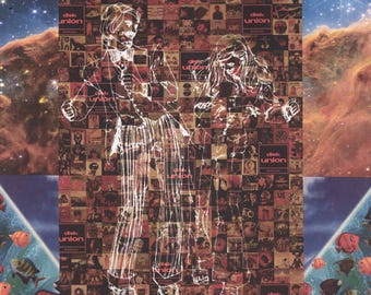 World Rave #9 ... Original rave collage poster artwork, paper reprint ...