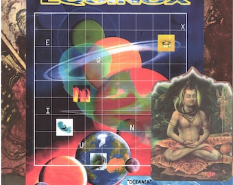 Equinox Rave #2 ... Original rave collage artwork, paper reprint ...