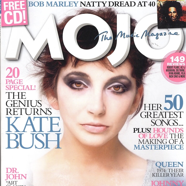 Mojo, the Music Magazine ... Kate Bush, PLUS CD - October, 2014.