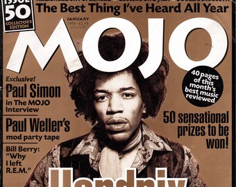 Mojo, la rivista musicale... Hendrix - gennaio 1998.