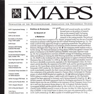 MAPS/Psychedelic ... Bulletin der Multidisciplinary Assoc. für Psychedelische Studien... Vol V, Nr. 1, Sommer 1994.