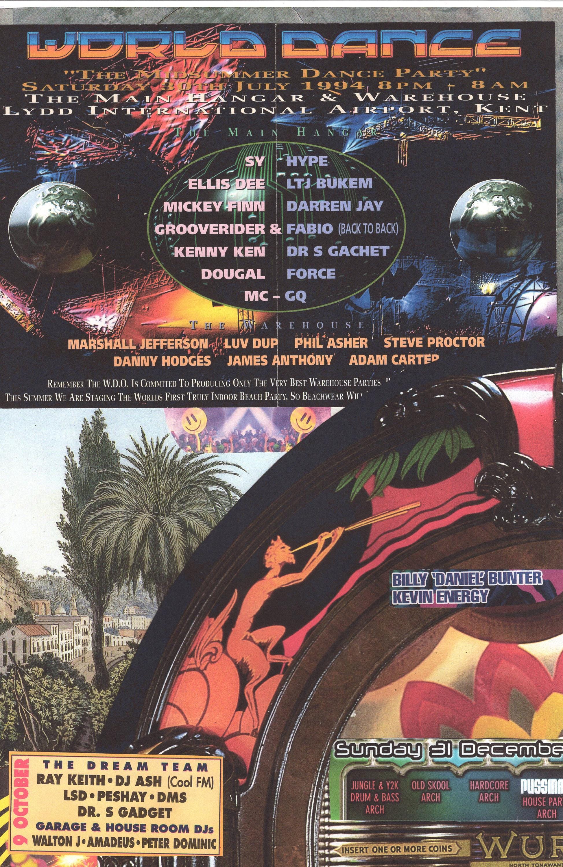 World Rave #3 ... Original Rave Poster Collage Artwork, Paper Reprint ...