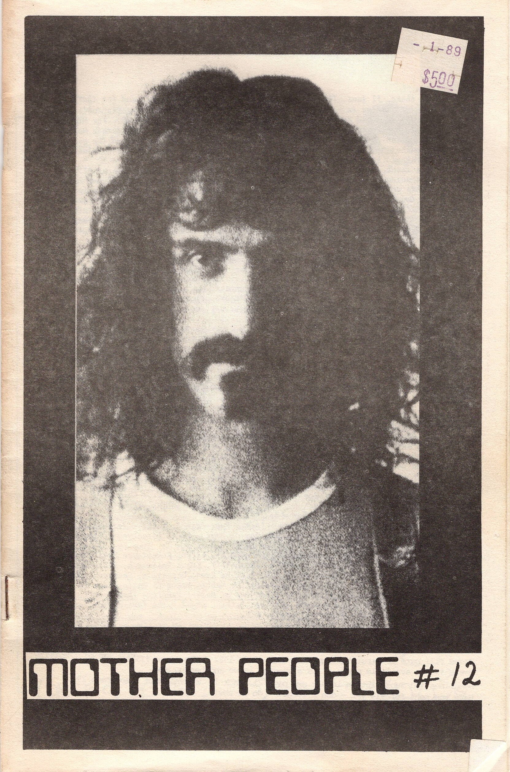 Zappa ... Mother People... 12 ... Rare Fanzine. 1982