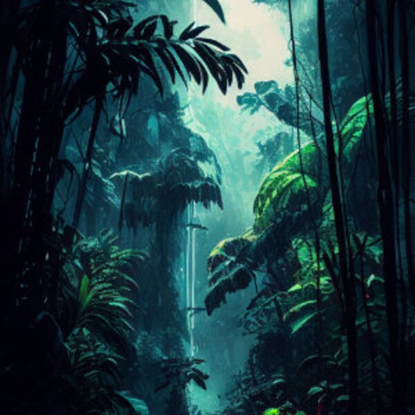 Rain Forest - Digital Download Poster Art