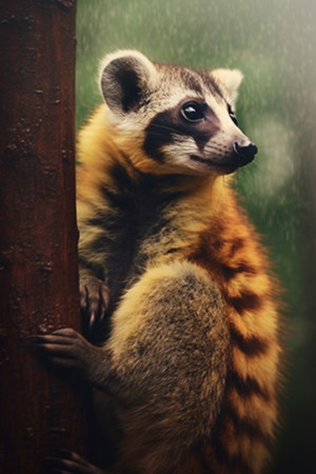 Coatimundi Digital Download Poster Art - Etsy
