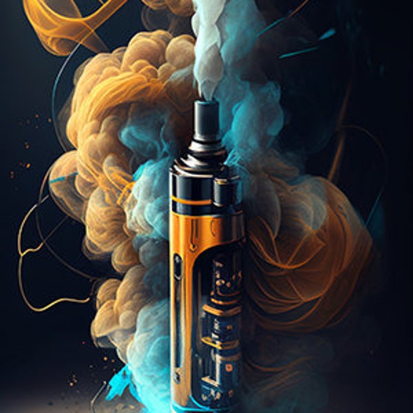 E-Vape Zigarette - Digital Download Poster Art