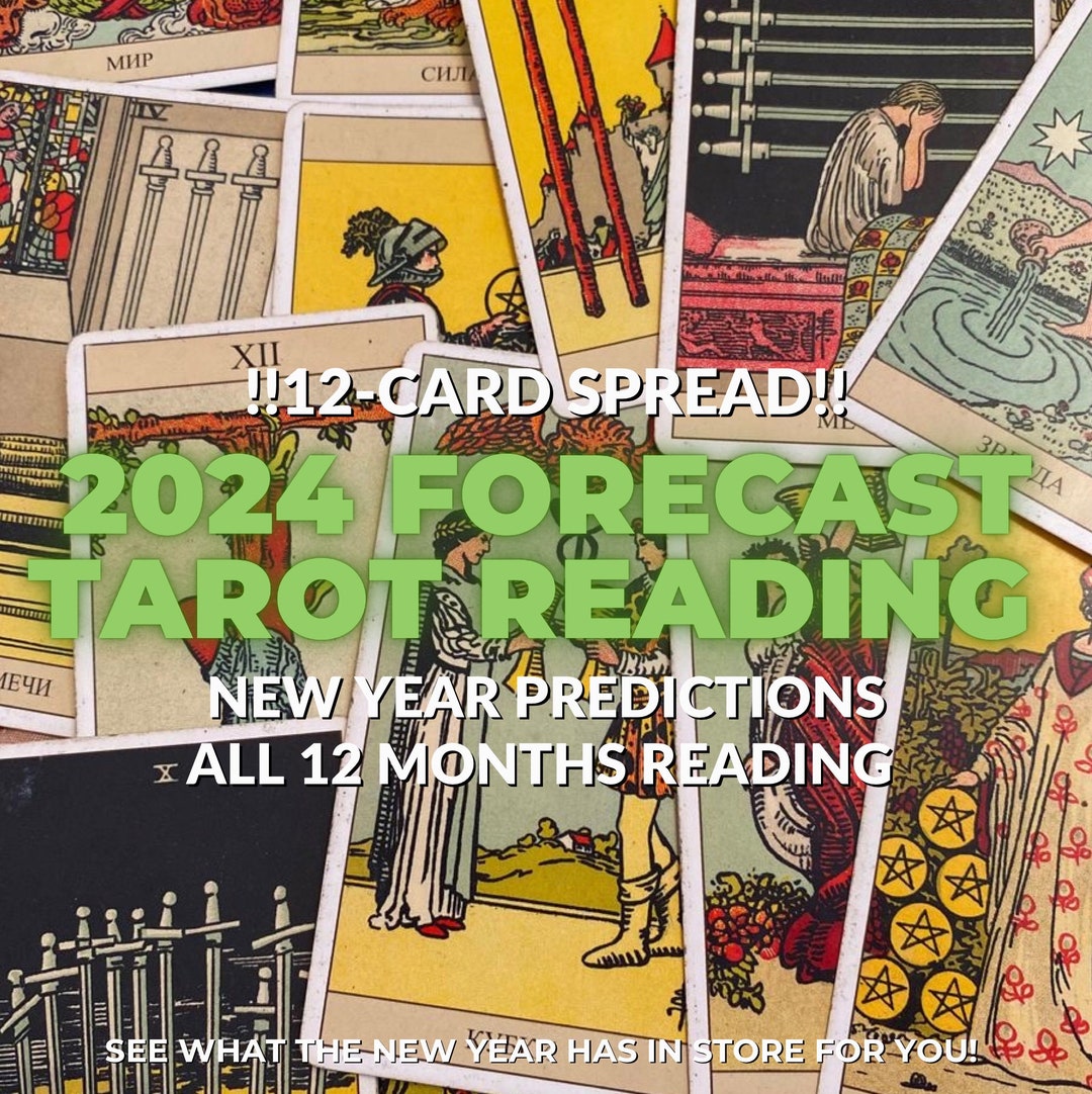 2024 Yearahead Forecast Tarot Reading 2024 Tarot Etsy