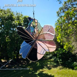 Dancing Ladies of Oz PATTERN for Stained glass spinner - DIGITAL DOWNLOAD