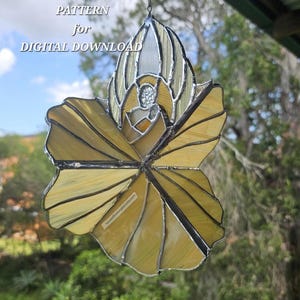 SET of Dancing Angel patterns for Stained glass spinner - DIGITAL DOWNLOAD