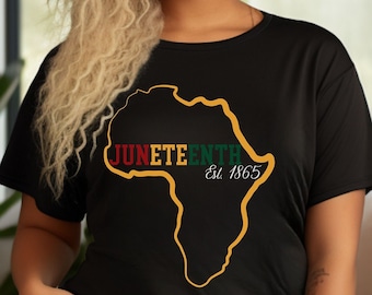Juneteenth Celebration T-Shirt, African American Juneteenth Shirt, Black Culture Shirt, Black History Shirt, 1865 Juneteenth T-Shirt