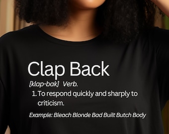 Bleach Blonde Bad Built Butch Body Funny T-Shirt, Funny Political Shirt, Unisex Tee, Clap Back T-Shirt, Election T-Shirt, Black T- Shirt