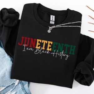 Black History Sweatshirt, Black History Month Shirt, 1865 Juneteenth T-Shirt, Black Pride Shirt, African American Juneteenth Sweatshirt