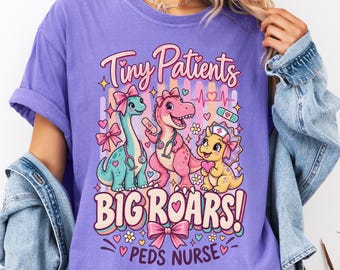 Pediatric Nurse Shirt, Children’s Hospital Nurse Tee, Peds Nurse Gift, Nurse Appreciation Shirt, Comfort Colors® Pediatric Nursing Top