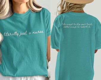 Comfort Colors© Nurse Shirt, Nurse T-shirt, Cute Nurse Shirt, Nurse Graduation Gift, RN Shirt, Nurse Appreciation Gift, Gift For Nurse