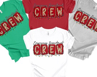 Emergency Department Christmas Shirt, ER Nurse Shirt, Emergency Nurse Shirt, Er Christmas Gift, Emergency Room Tech Gift, Emergency Room