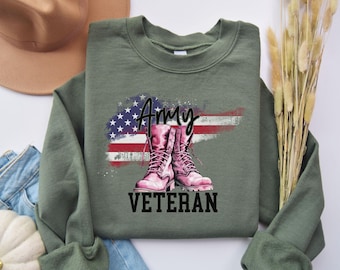 Army Veteran Sweatshirt, Us Veteran Pullover, Veterans Day Sweatshirt, US Army Sweatshirt, Memorial Day, Patriotic Shirt, Veterans Day Gift