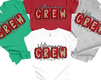 Funny Veterinary Group Christmas Shirt, Animal Clinic Group Shirts, Veterinary Holiday Tee, Vet Tech Shirt, Vet Nurse Xmas Shirt, Xmas Gift