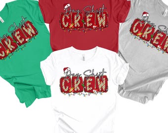 Day Shift Crew Nurse Shirt, Matching Nurse Team T-shirt, Cute Christmas Nurse Shirt, Medical Profession T-shirt, RN Shirt, Gift For Nurse