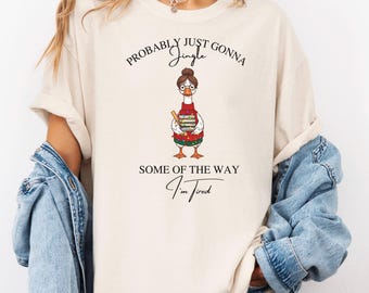 Comfort Colors© Funny Teacher T-Shirt, Christmas Teacher Shirt, School Shirt, Teacher Appreciation Gift, Teacher Christmas Gift, X-mas Tee