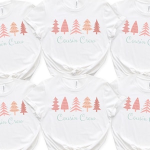 Cousin Crew Weihnachten T-Shirt, Cousins Weihnachtshemd, Familie Passende Cousin T-Shirts, Weihnachtsfamilie Pyjamas, Weihnachtsparty T-Shirt