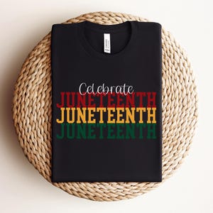 Schwarzes Geschichtsmonat Shirt, Juni 1865 T-Shirt, Schwarzes Pride Shirt, Afroamerikaner Junteenth Shirt, Bürgerrechte, schwarze Kultur Shirt