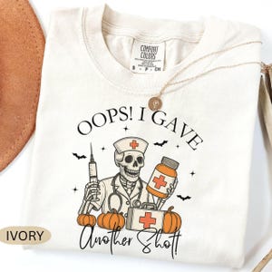 Comfort Colors© Halloween Nurse Shirt, Spooky Nurse Shirt, Halloween Nursing Shirt, RN Nurse Shirt, Fall Nurse Shirt, Nurse Practitioner Tee